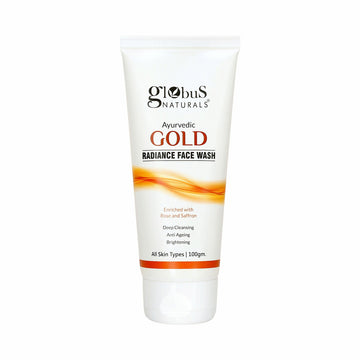 Globus Naturals Gold Radiance Anti Ageing & Brightening Face Wash - Distacart