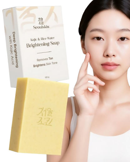 Seoulskin Kojic & Rice Water Brightening Soap - Distacart