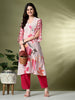 Myshka Women's Hakoba Printed A-Line Kurta in Off White Color - Distacart