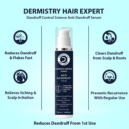 Dermistry Anti-Dandruff Control Shampoo Mask & Serum - Distacart