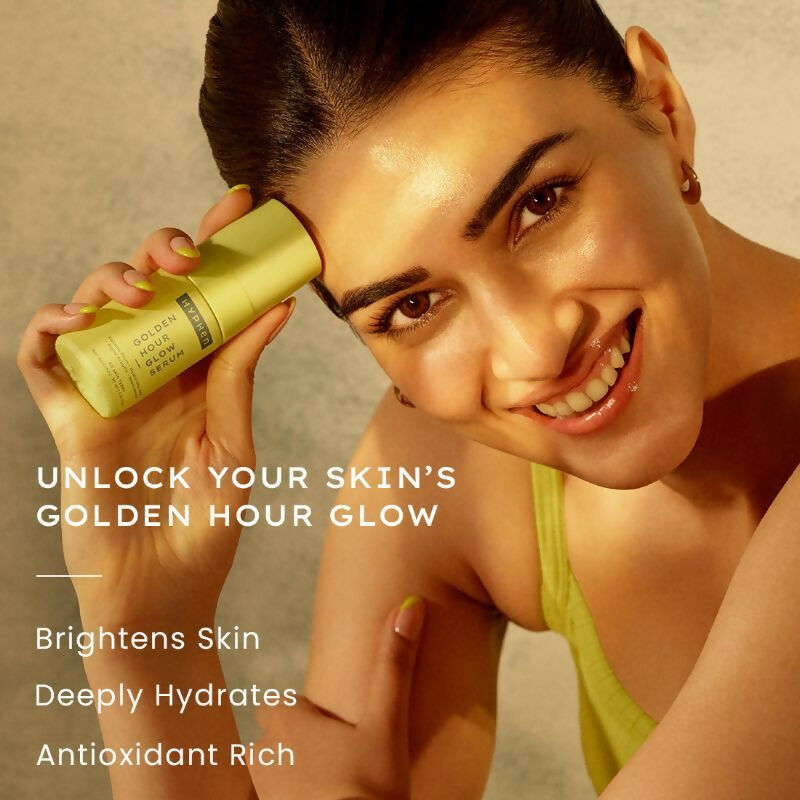 Hyphen By Kriti Sanon Golden Hour Glow Serum & 0.1% Retinal Reset Serum Pro Combo - Distacart