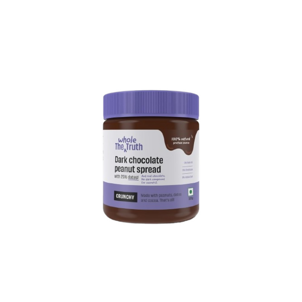 The Whole Truth Dark Chocolate Peanut Butter - Crunchy - Distacart