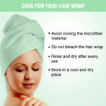 Thumbnail for Nykaa Naturals Microfiber Hair Wrap for Frizz Free & Shiny Hair - Green - Distacart