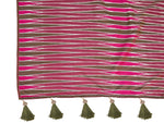 Thumbnail for MANOHARI Banarasi Silk Blend Jacquard Work Saree - Pink - Dista