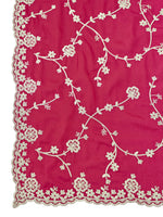 Thumbnail for MANOHARI Georgette Embroidered Work Saree - Pink - Dista