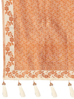 Thumbnail for MANOHARI Banarasi Silk Blend Jacquard Work Saree - Beige - Dista