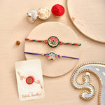 Thumbnail for trueBrowns X Voylla Pack Of 2 Colourful And Embellished Men's Rakhis