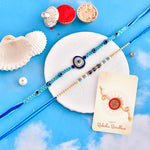 Thumbnail for trueBrowns X Voylla Pack Of 2 Evil Eye Charms Men's Rakhis