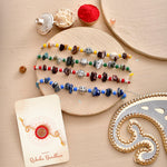 Thumbnail for trueBrowns X Voylla Pack Of 4 Men's Beaded Colourful Rakhis