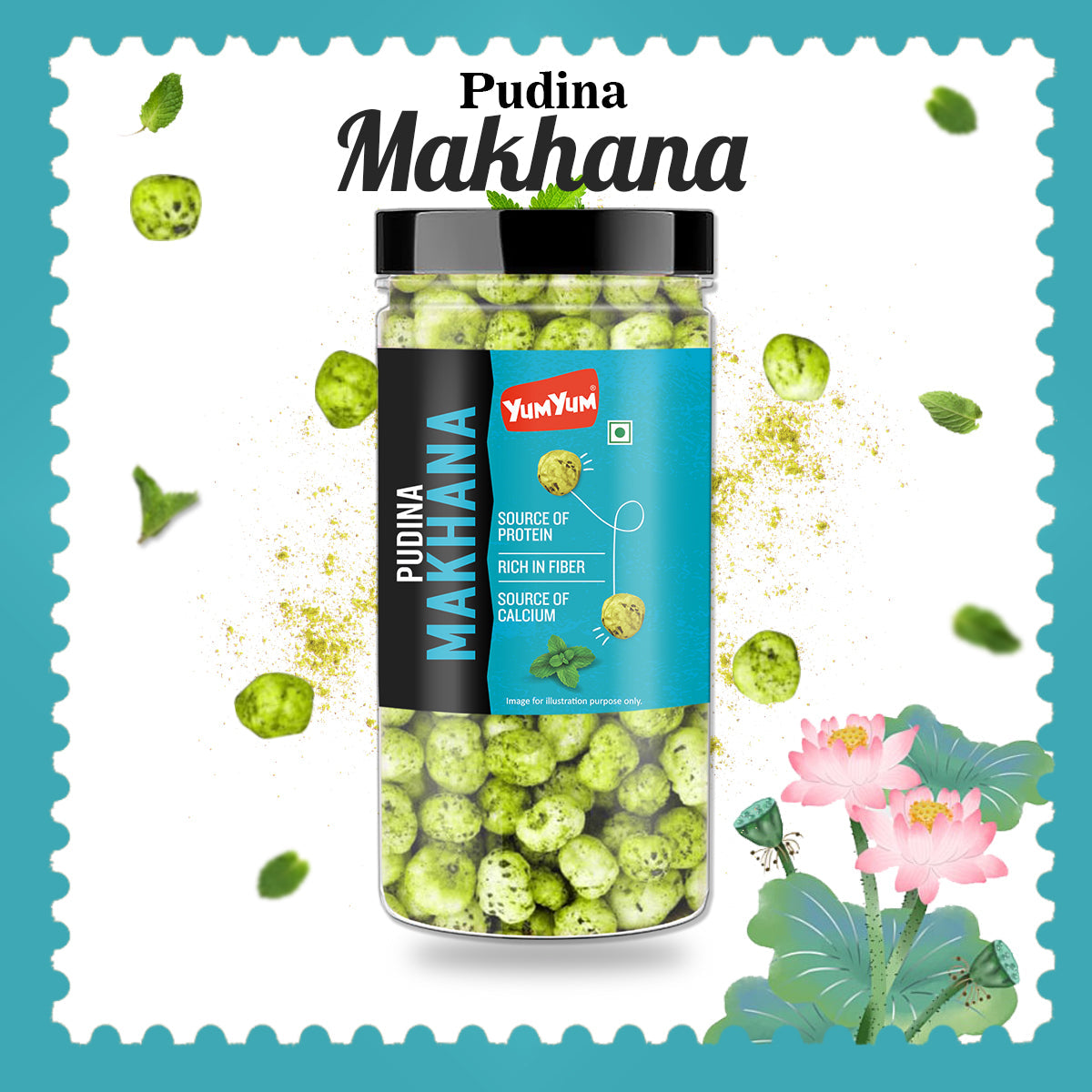 Yum Yum Pudina Makhana Jar - Dista