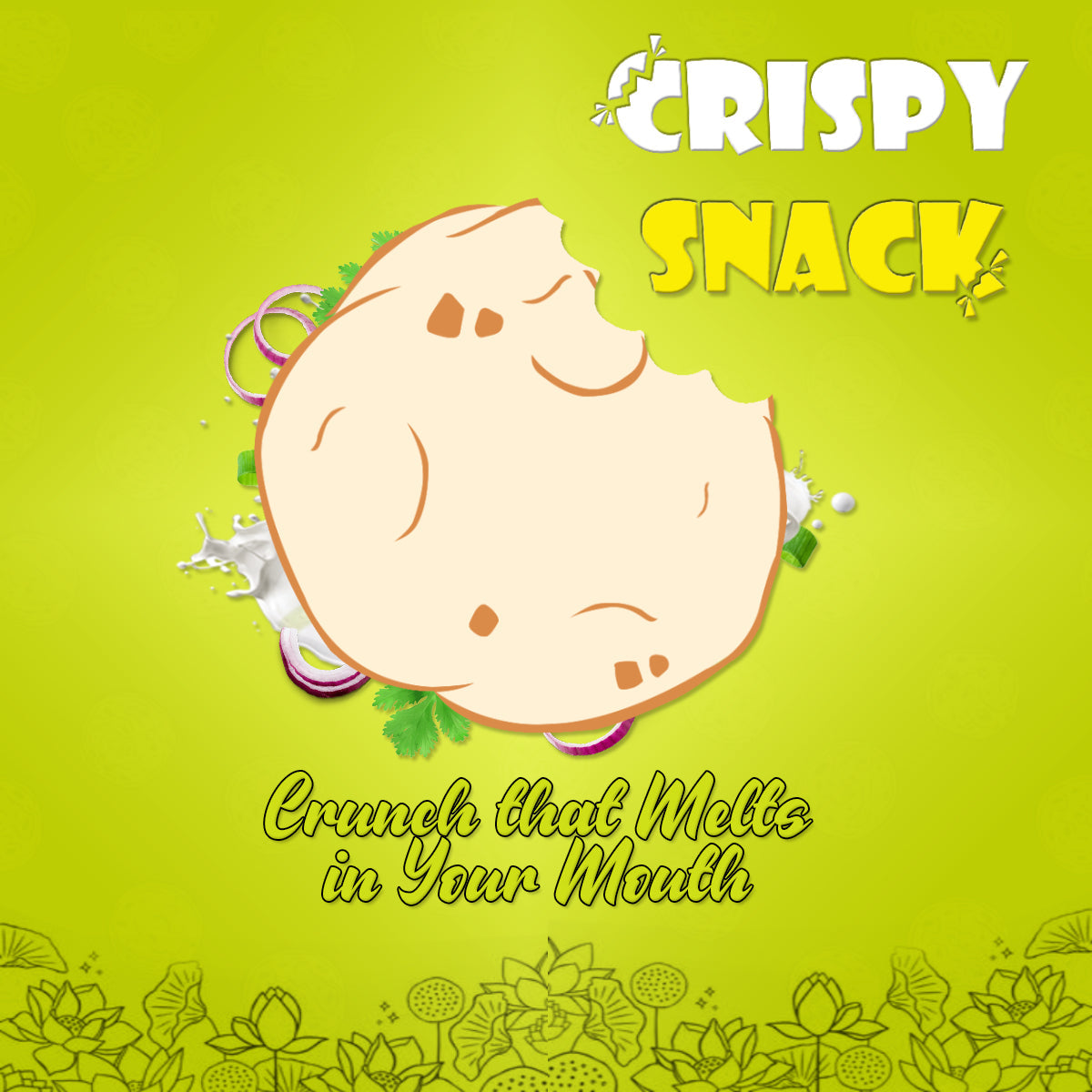 Yum Yum Cream & Onion Makhana Jar - Dista
