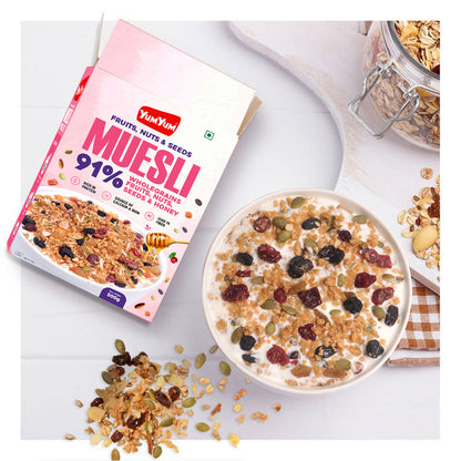 Yum Yum Fruits, Nuts & Seeds Honey Muesli Box - Dista