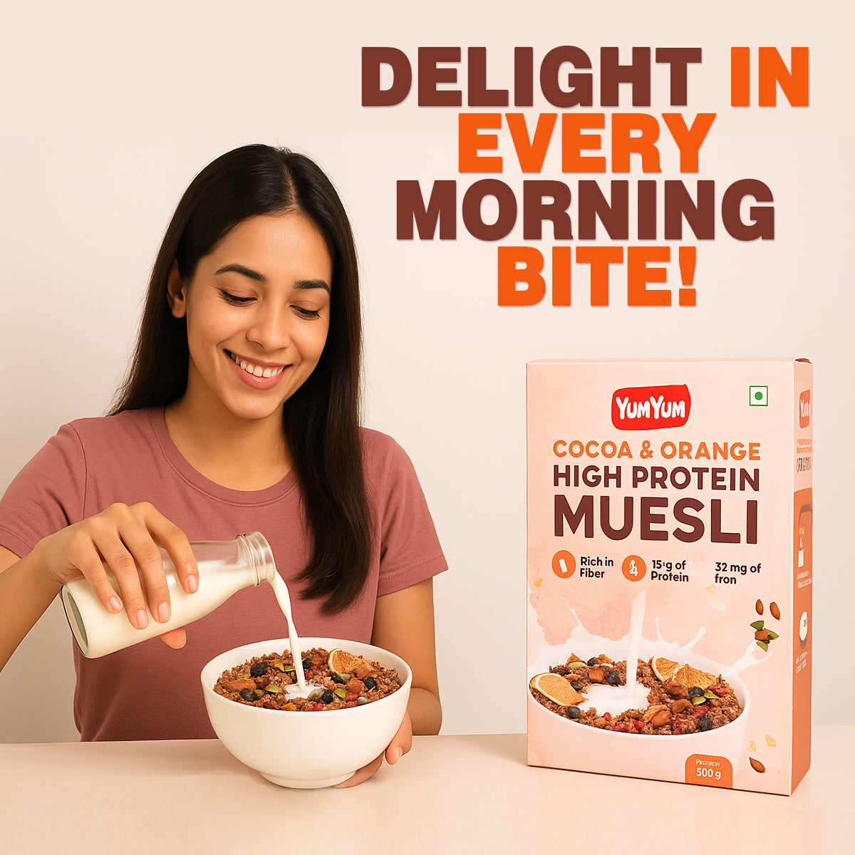 Yum Yum High Protein Muesli Box - Dista