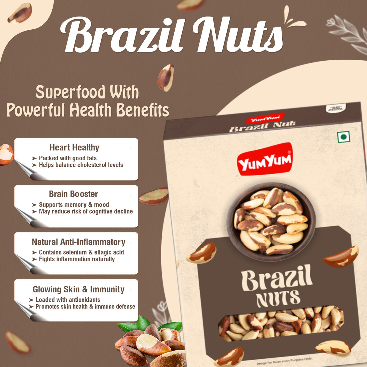 Yum Yum Brazil Nuts Box - Dista