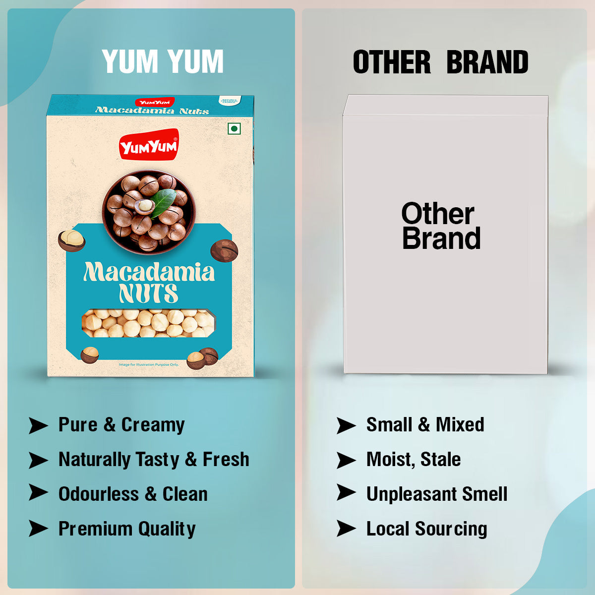 Yum Yum Premium Raw Macadamia Nuts Box - Dista