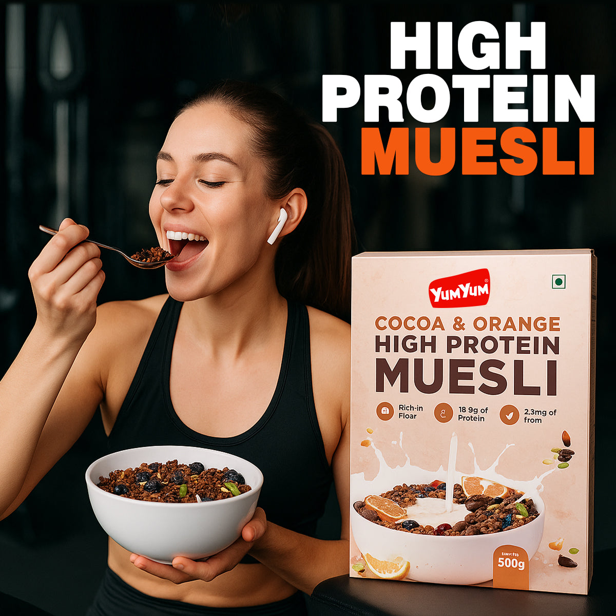 Yum Yum High Protein Muesli Box - Dista