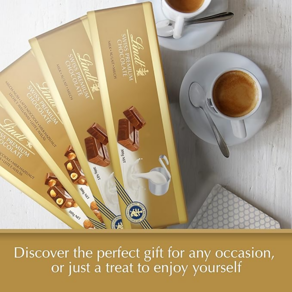 Lindt Gold Tab Chocolate with Hazelnut - Dista