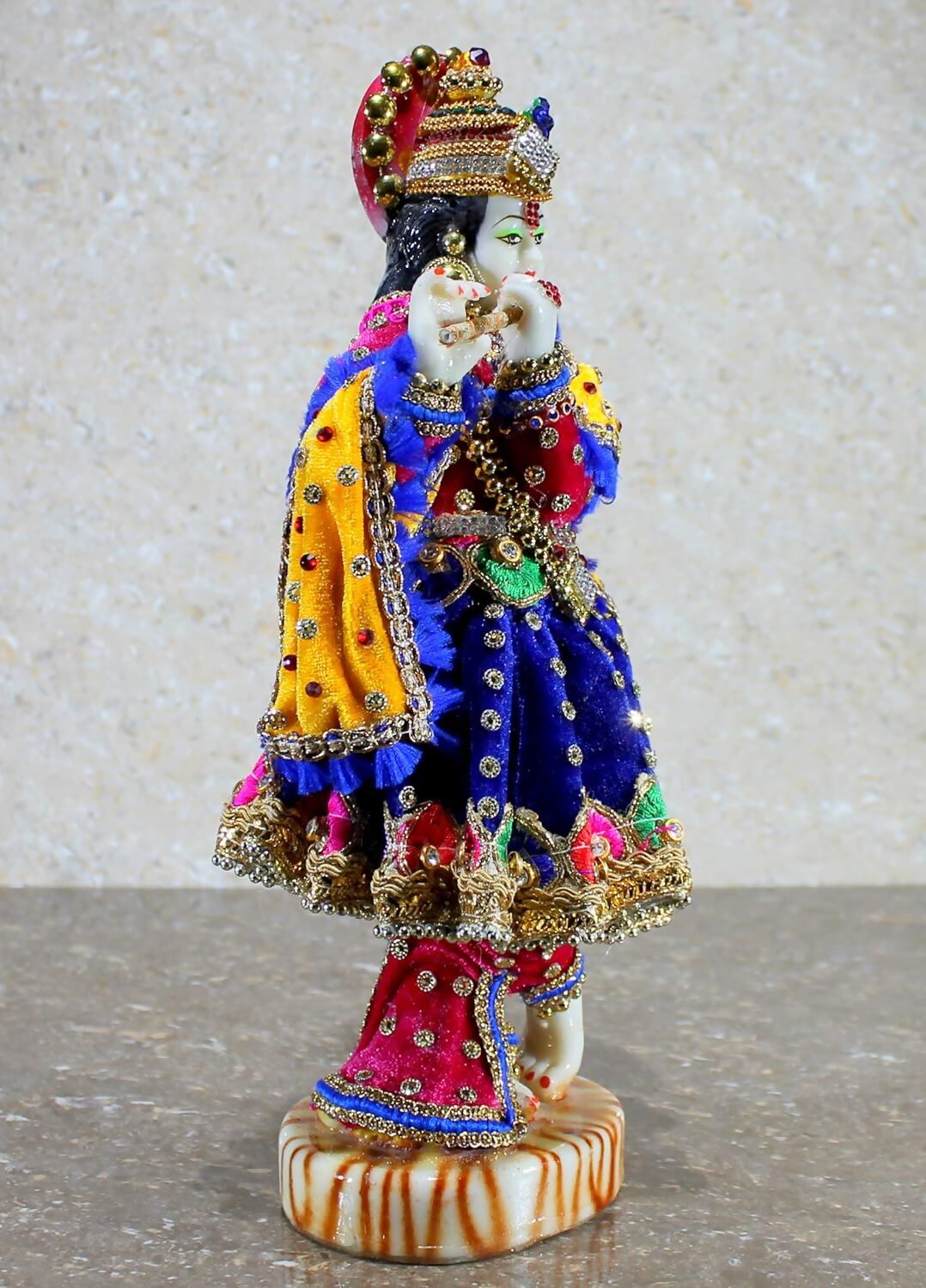 Esplanade Resin Krishna Kishan Murti Action Idol - Distacart