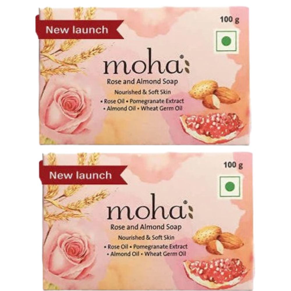 Moha Rose and Almond Soap - Distacart