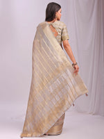 Thumbnail for Astita Organza Cream Saree
