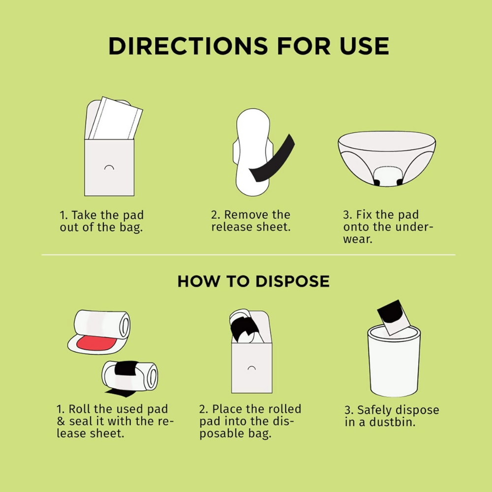 Pee Safe Menstrual Cup & Bio Panty Liners For Women - Dista