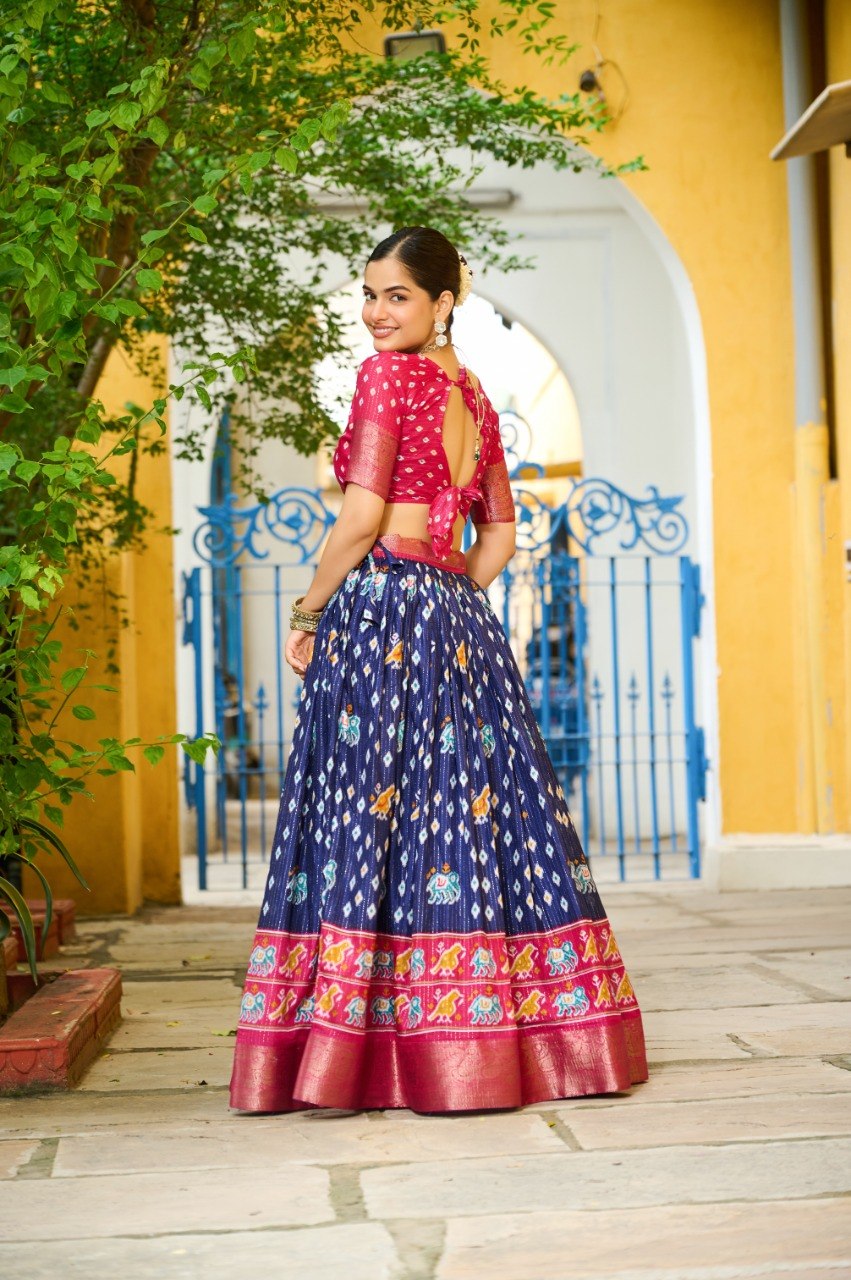 Lehenga Mart Gorgeous Lehenga Choli For Wedding-Blue - Dista