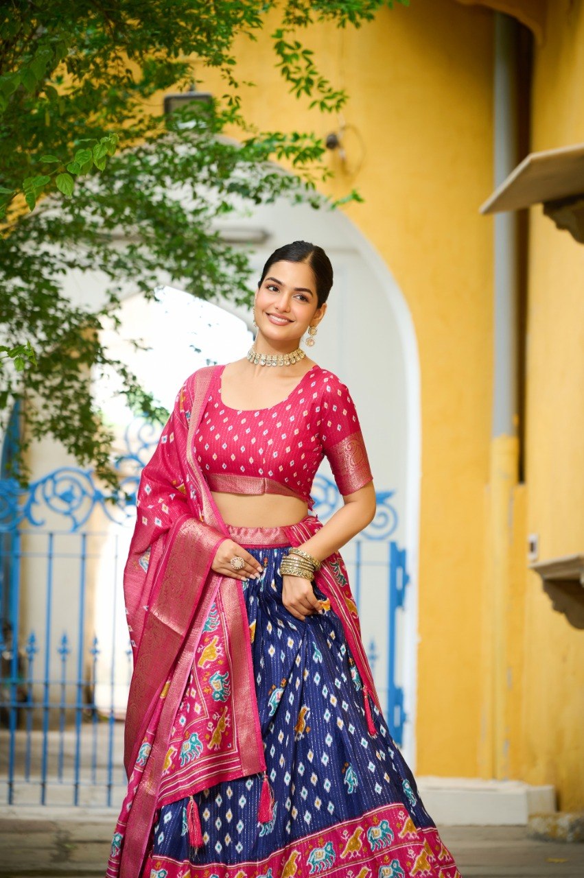 Lehenga Mart Gorgeous Lehenga Choli For Wedding-Blue - Dista