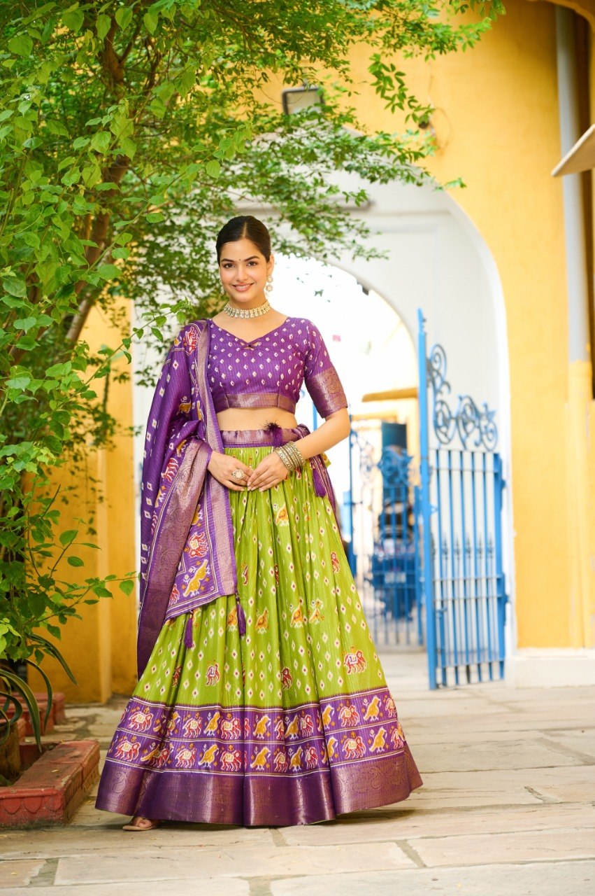 Lehenga Mart Gorgeous Lehenga Choli For Wedding-Mehndi - Dista