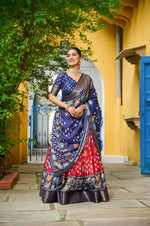 Thumbnail for Lehenga Mart Gorgeous Lehenga Choli For Wedding-Red - Dista