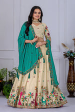 Thumbnail for Lehenga Mart Designer Wedding Lehenga choli for Women - Off white