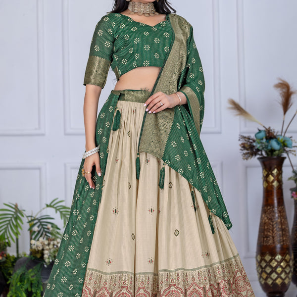 Lehenga Mart Designer Wedding Lehenga choli for Women - green - Distacart