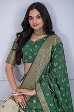 Thumbnail for Lehenga Mart Designer Wedding Lehenga choli for Women - green - Distacart