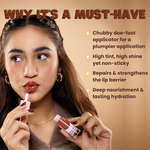 Thumbnail for The Skin Diet Company Lip Barrier Tint High Shine Gloss Oil - Fall Brown - Distacart
