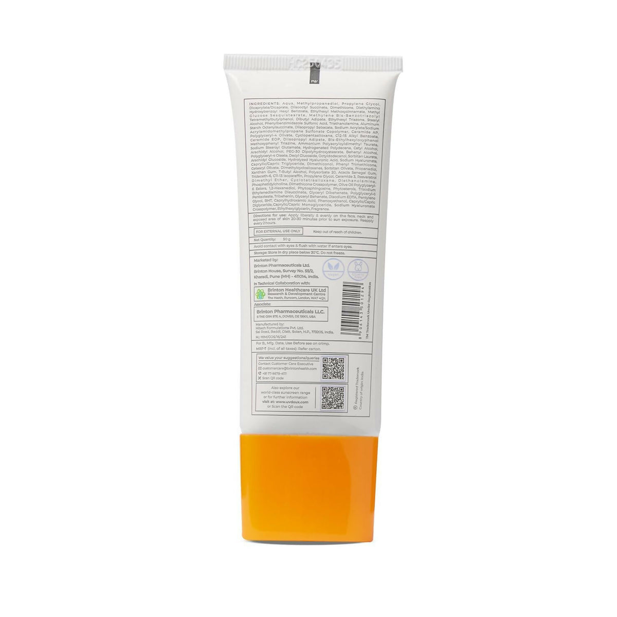 Brinton Uv Doux Aqua Fluid Sunscreen - Dista
