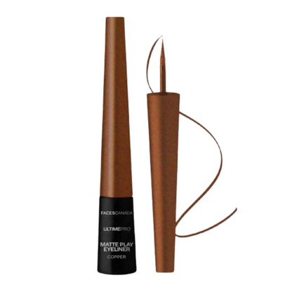 Faces Canada Ultime Pro Matte Play Eyeliner - Copper - Distacart