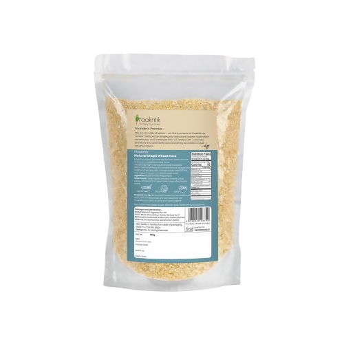 Praakritik Natural Khapli Wheat Rava Roasted Samba Rava - Distacart