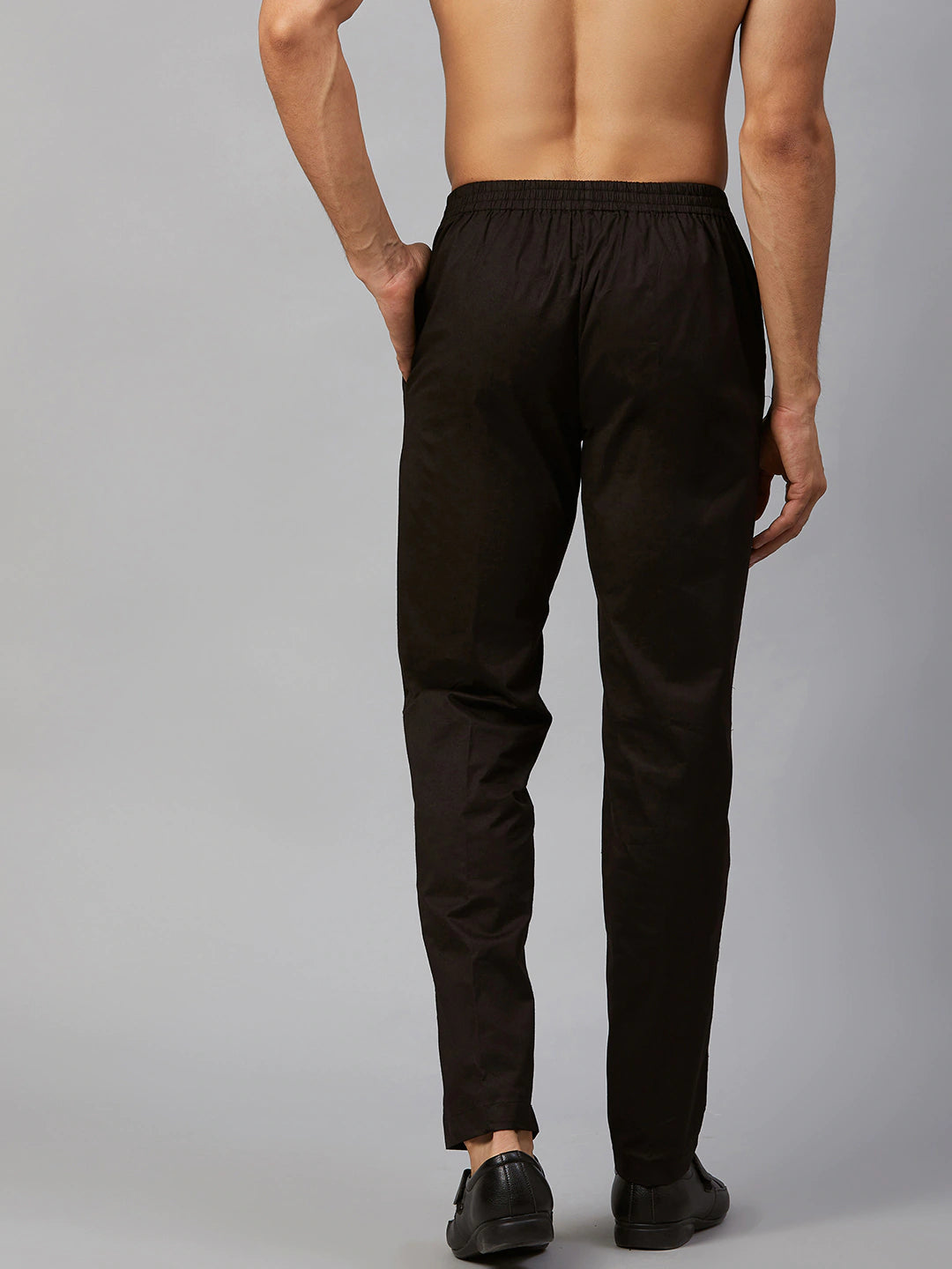 MULTI SHADES Men Black Solid Pyjamas - Dista