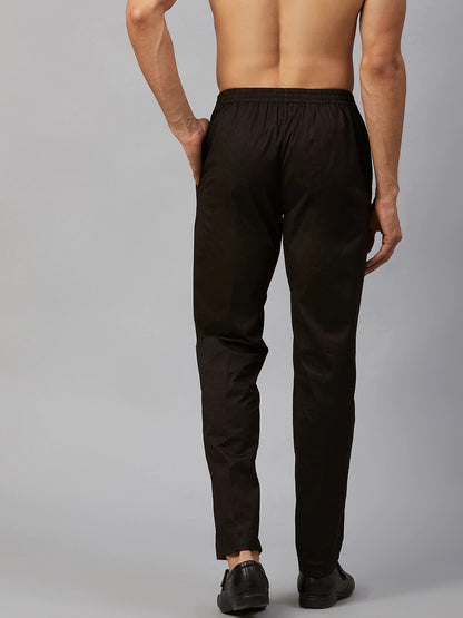 MULTI SHADES Men Black Solid Pyjamas - Dista