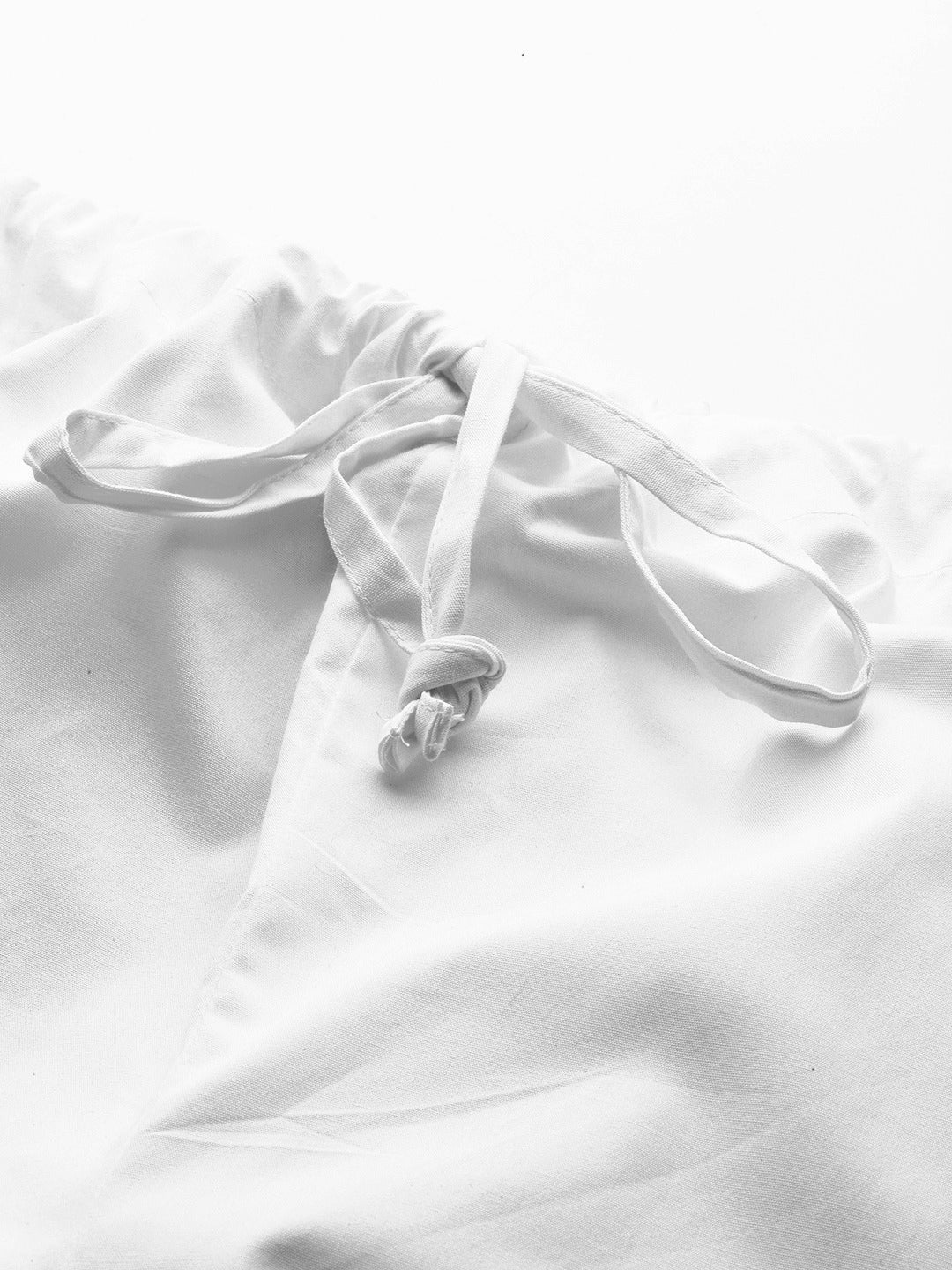 MULTI SHADES Men White Solid Pyjamas - Dista