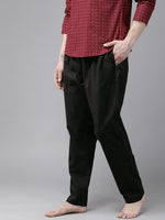 Thumbnail for MULTI SHADES Men Black Solid Pyjamas - Dista