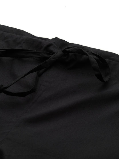 MULTI SHADES Men Black Solid Pyjamas - Dista