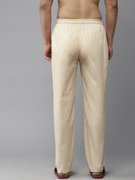 Thumbnail for MULTI SHADES Men Beige Solid Pyjamas - Dista