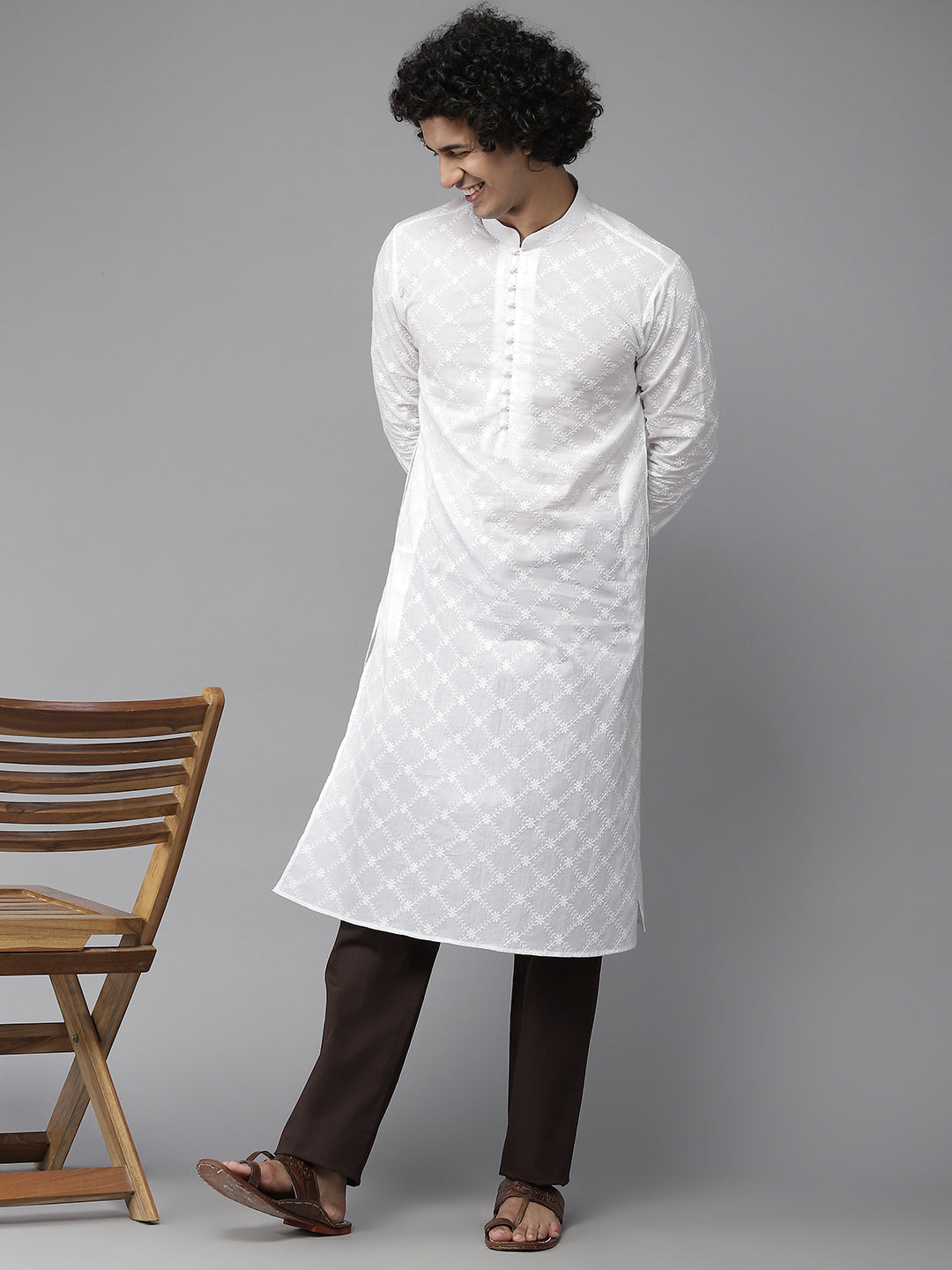MULTI SHADES Men Brown Solid Pyjamas - Dista
