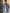 Lyush Men Grey & Blue Check Raw Edge Hem Oversize Shirt