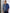 Lyush Men Blue & Black Check Oversize Shirt