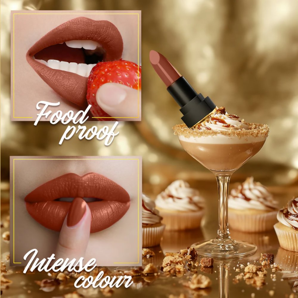 Faces Canada Comfy Matte Velvet Touch Lipstick - Toffee Drizzle 08 - Distacart
