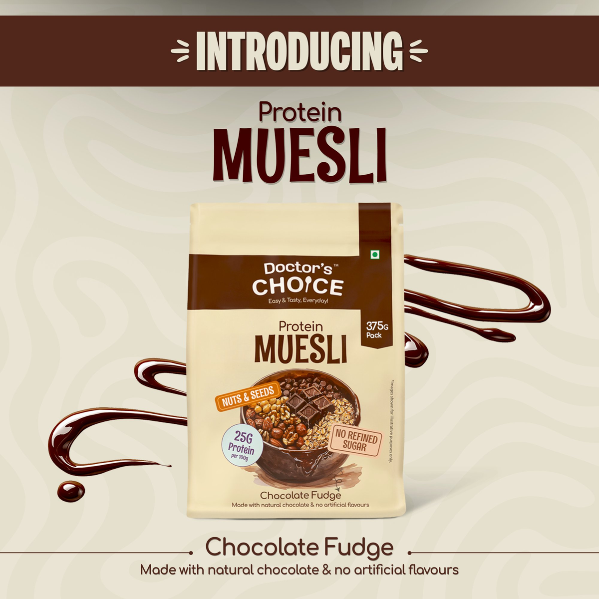 Doctor's Choice Protein Muesli 375 GM - Dista