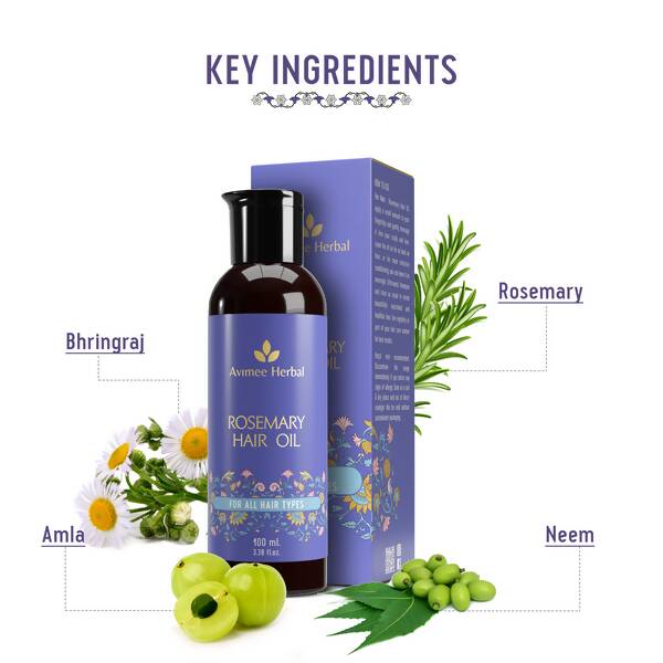 Avimee Herbal Rosemary Hair Oil - Distacart