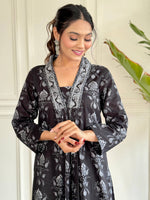 Thumbnail for The52 Pure Cotton Fabric Printed Work Kurta, Pant and Dupatta Set