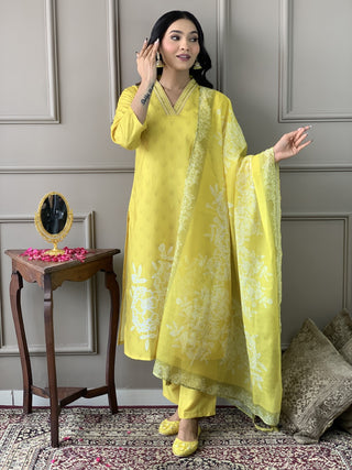 Teeya Creation Olive Color Muslin Silk With Digital Print And Embroidery Work Fully Stitched Kurti Set - Distacart
